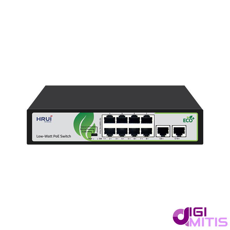 سوئیچ PoE اچ ار یو ای HRUI HR902-AF-82GN