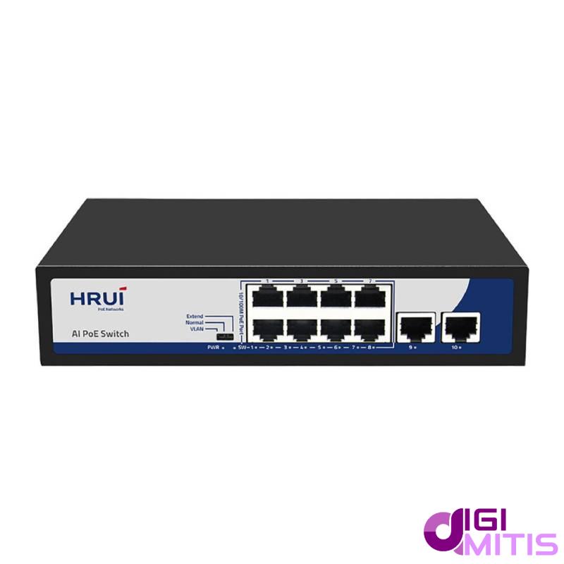 سوئیچ PoE اچ ار یو ای HRUI HR900-AF-82N