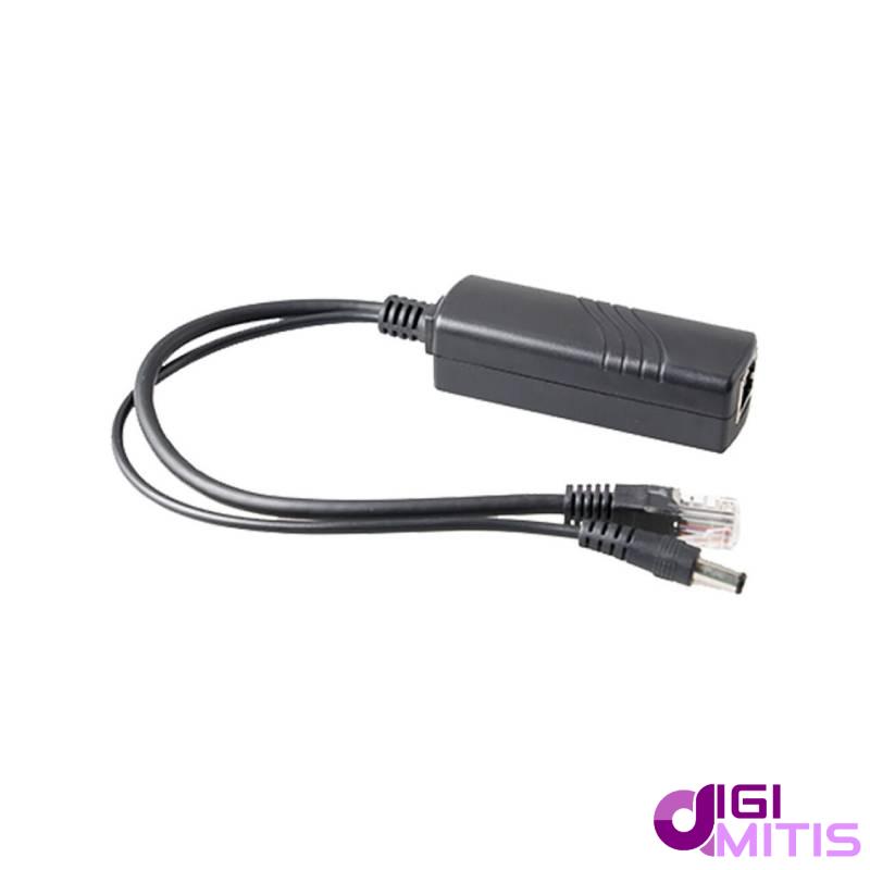 اسپلیتر PoE دوربین مداربسته HRUI مدل HR-AF-PD12D – خروجی 12 ولت 1 آمپر