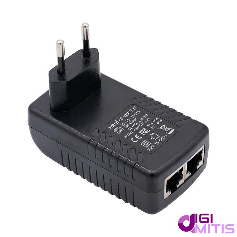 آداپتور PoE دوربین مداربسته و اکسس پوینت HRUI مدل HR-FB-48045 – خروجی 48 ولت 0.5 آمپر