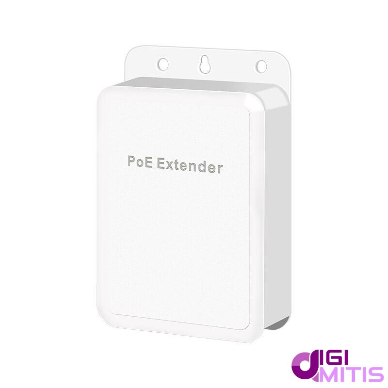 اکستندر PoE فضای باز 3 پورت اچ ار یو ای HRUI مدل HR-POE013-WP با سرعت 10/100Mbps